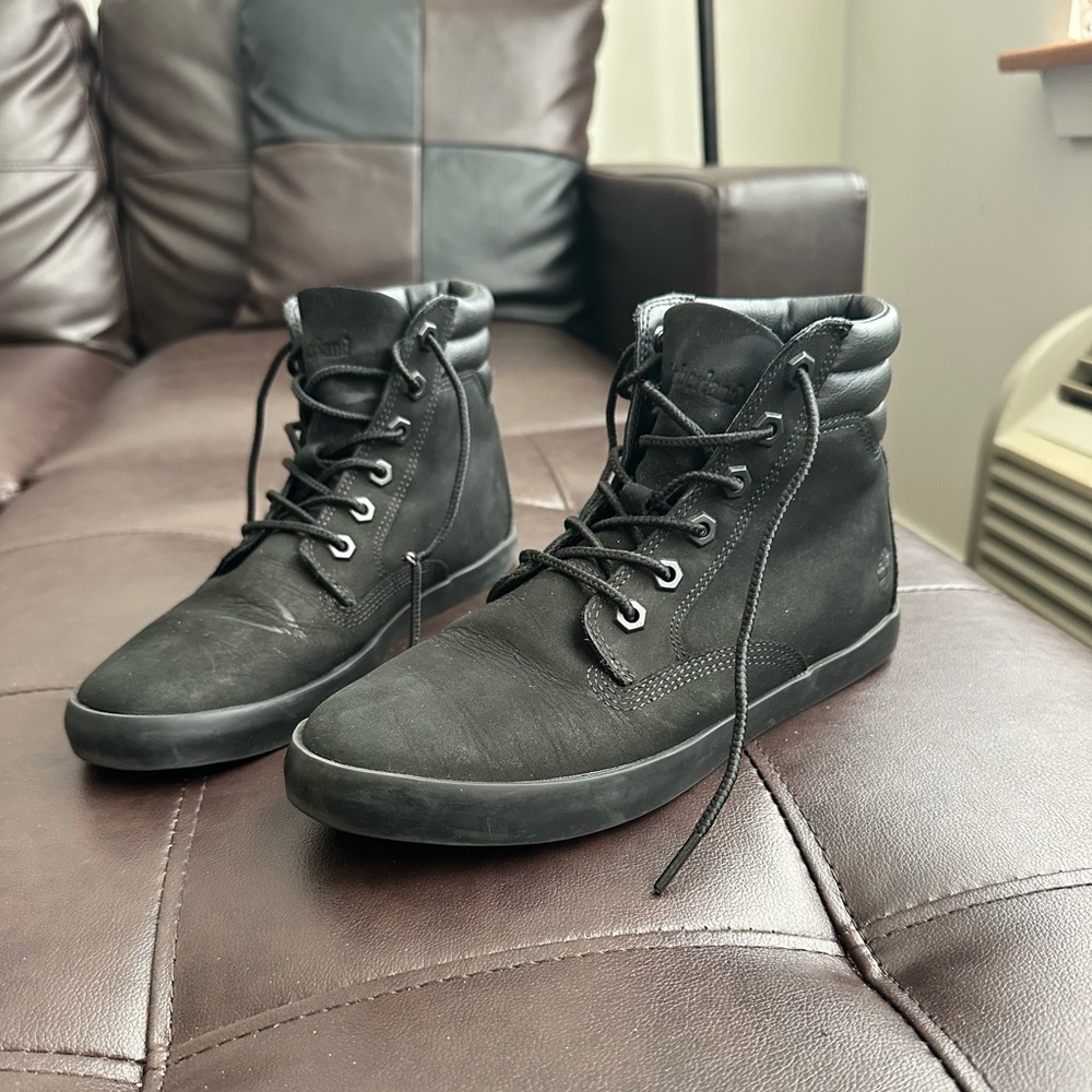 Timberland Dausette Sneaker Boots - Black Nubuck (Women’s 7.5)